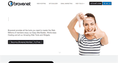 Desktop Screenshot of bravenet.com