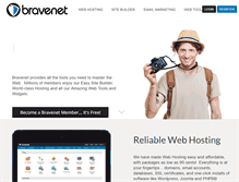 Tablet Screenshot of bravenet.com